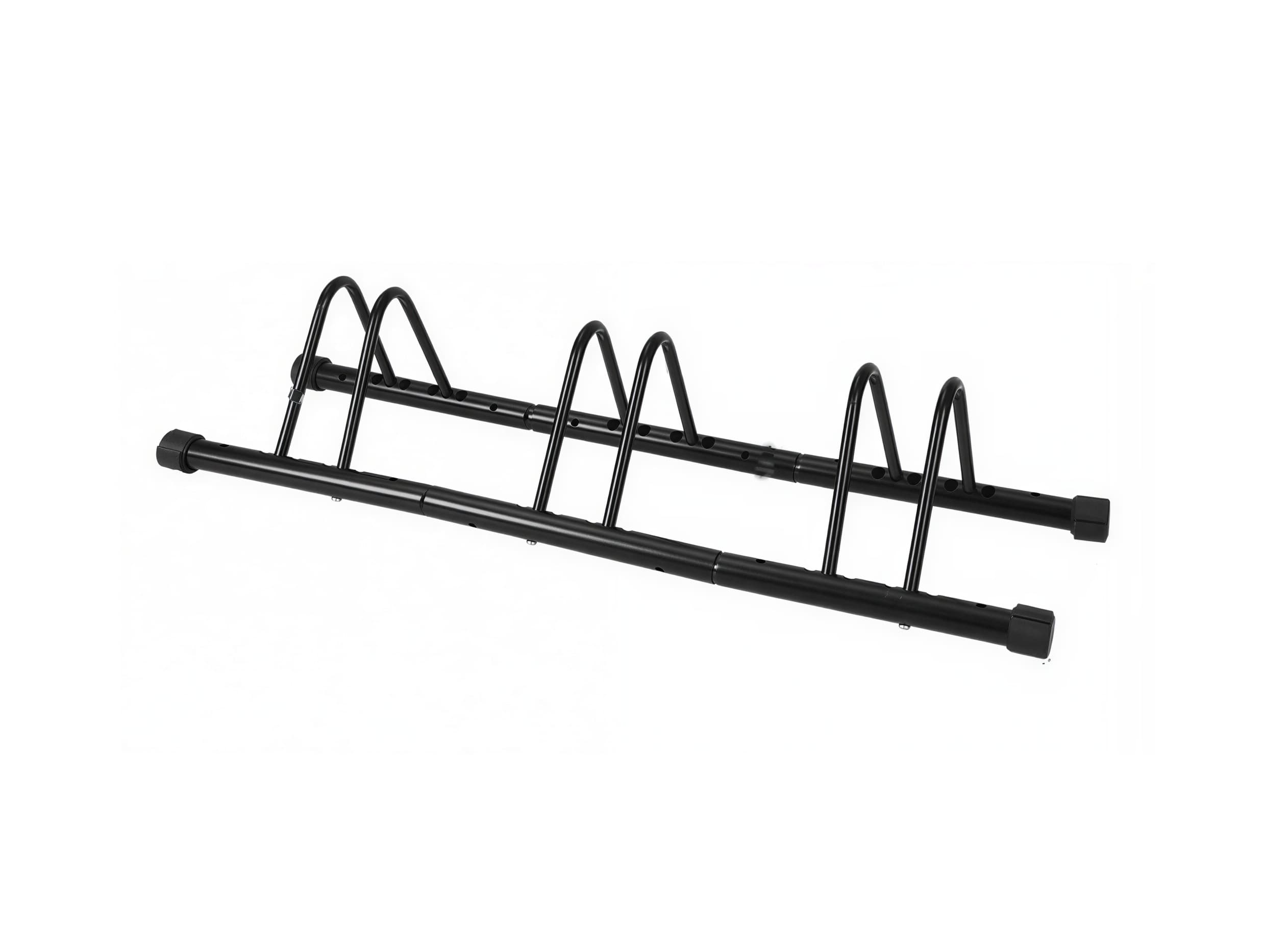 Floor Bike Parking Rack For 3 Bikes V Shape