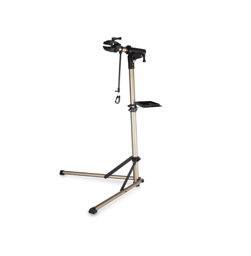 Aluminum 2-Tube Bike Repair Stand - Gold Color